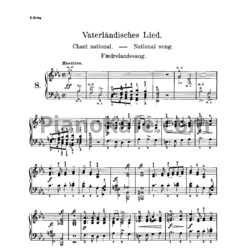 Ноты Эдвард Григ - Родная песня - предпросмотр