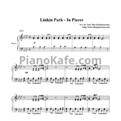 Ноты Linkin Park - In pieces - предпросмотр