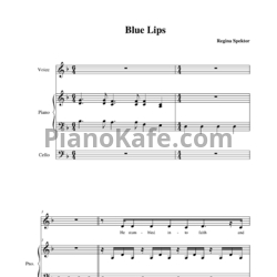 Ноты Regina Spektor - Blue lips - предпросмотр