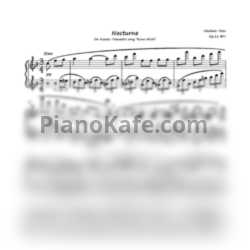 Ноты Vladimir Titov - Nocturne (Kono Michi, Summer) Op.11 No.7 - предпросмотр