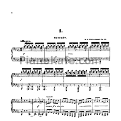 Ноты Герман Волленгаупт - Stories of Nocomis (Соч. 48) для 2 фортепиано - предпросмотр