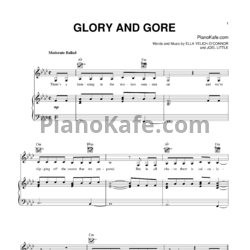 Ноты Lorde - Glory and gore