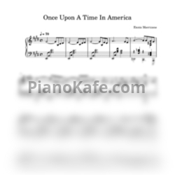 Ноты Ennio Morricone - Once upon a time in America (Piano cover) - предпросмотр