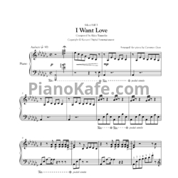 Ноты Akira Yamaoka ft. Melissa Williamson - I want love - предпросмотр