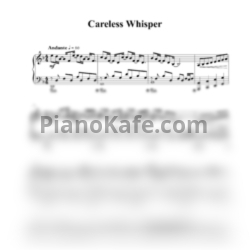 Ноты George Michael - Careless whisper (2)