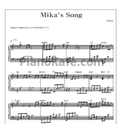 Ноты Yiruma - Mika's song - предпросмотр