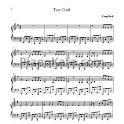 Ноты Meaghan Martin - Too cool - предпросмотр