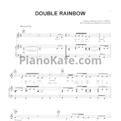 Ноты Katy Perry - Double rainbow - предпросмотр
