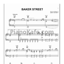 Ноты Gerry Rafferty - Baker street (Версия 2) - предпросмотр