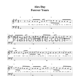 Ноты Alex Day - Forever yours