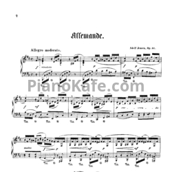 Ноты А. Йенсен - Немецкая сюита для фортепиано (Op. 36) - предпросмотр