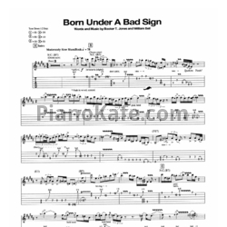 Ноты Jimi Hendrix - Born under a bad sign