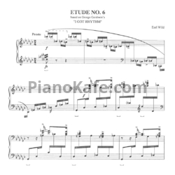 Ноты Earl Wild - Etude №6 based on George Gershwin's "I got rhythm" - предпросмотр