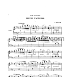 Ноты Владимир Ребиков - Осенние цветы (Сюита для фортепиано) - предпросмотр