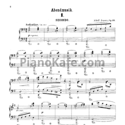 Ноты А. Йенсен - Вечерняя музыка. Пьесы для фортепиано в 4 руки (Op. 59) - предпросмотр