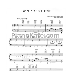 Ноты Angelo Badalamenti - Twean Peaks (Книга нот) - предпросмотр