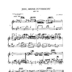 Ноты И. Бах - Нотная тетрадь Анны Магдалены Бах (BWV 728) - предпросмотр