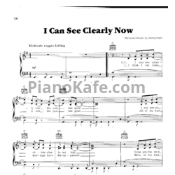 Ноты Jimmy Cliff - I can see clearly now