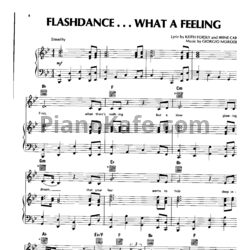 Ноты Giorgio Moroder - Flashdance (Книга нот)