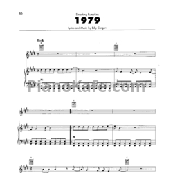Ноты The Smashing Pumpkins - 1979 - предпросмотр