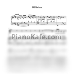 Ноты Astor Piazzolla - Oblivion (Версия 3) - предпросмотр