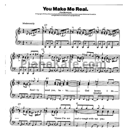 Ноты The Doors - You make me real (Piano solo) - предпросмотр