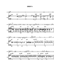 Ноты Lara Fabian - Caruso - предпросмотр