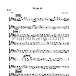 Ноты Clean Bandit feat. Jess Glynne - Rather be - предпросмотр