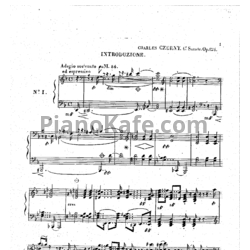 Ноты Карл Черни - Соната для фортепиано No. 6 (Op. 124) - предпросмотр