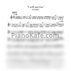 Ноты Gloria Gaynor - I will survive (Попурри) - предпросмотр