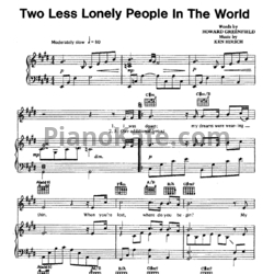 Ноты Air Supply - Two Less Lonely People In The World
