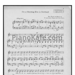 Ноты Cole Porter - I've a shooting-box in scotland - предпросмотр