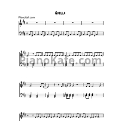 Ноты Bruno Mars - Gorilla - предпросмотр