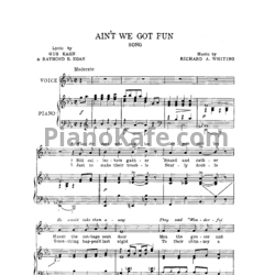 Ноты Richard A. Whiting - Ain't we got fun