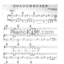 Ноты Fiona Apple - Shadowboxer