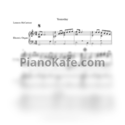 Ноты The Beatles - Yesterday (Версия 2) - предпросмотр