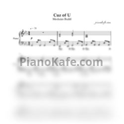 Ноты Medium Build - Cuz of U (Аккомпанемент)