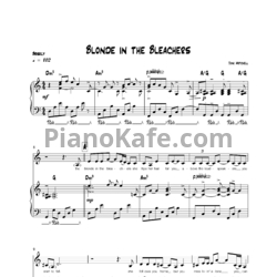 Ноты Joni Mitchell - Blonde in the bleachers - предпросмотр