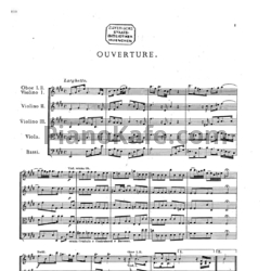 Ноты Георг Гендель - Опера "Фарамонд" (HWV 39) - предпросмотр