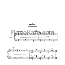 Ноты Камиль Сен-Санс - Кенгуру - предпросмотр