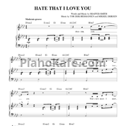 Ноты Rihanna feat. Ne-Yo - Hate that I love you - предпросмотр