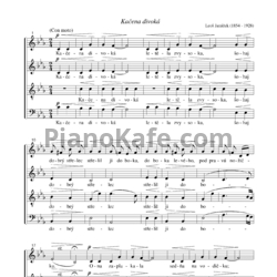 Ноты Леош Яначек - Kacena divoka (The Wild Duck) (Хоровая партитура)