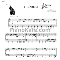 Ноты John Williams - The arena - предпросмотр