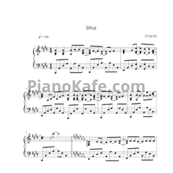 Ноты Eir Aoi - Sirius - предпросмотр