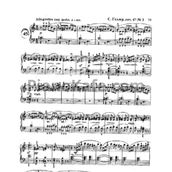 Ноты С. Геллер - Этюд  (Соч. 47, №3) - предпросмотр