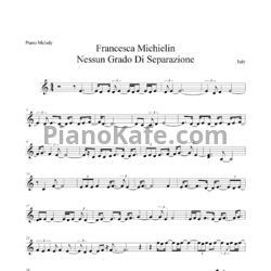 Ноты Francesca Michielin - Nessun grado di separazione (Eurovision 2016 Italy) - предпросмотр