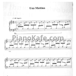 Ноты Ludovico Einaudi - Una Mattina (Книга нот) - предпросмотр