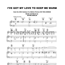 Ноты Irving Berlin - I've got my love to keep me warm - предпросмотр