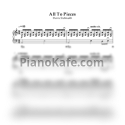 Ноты Denis Stelmakh - All to pieces - предпросмотр