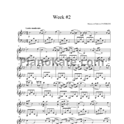 Ноты Fabrizio Paterlini - Week #2 - предпросмотр